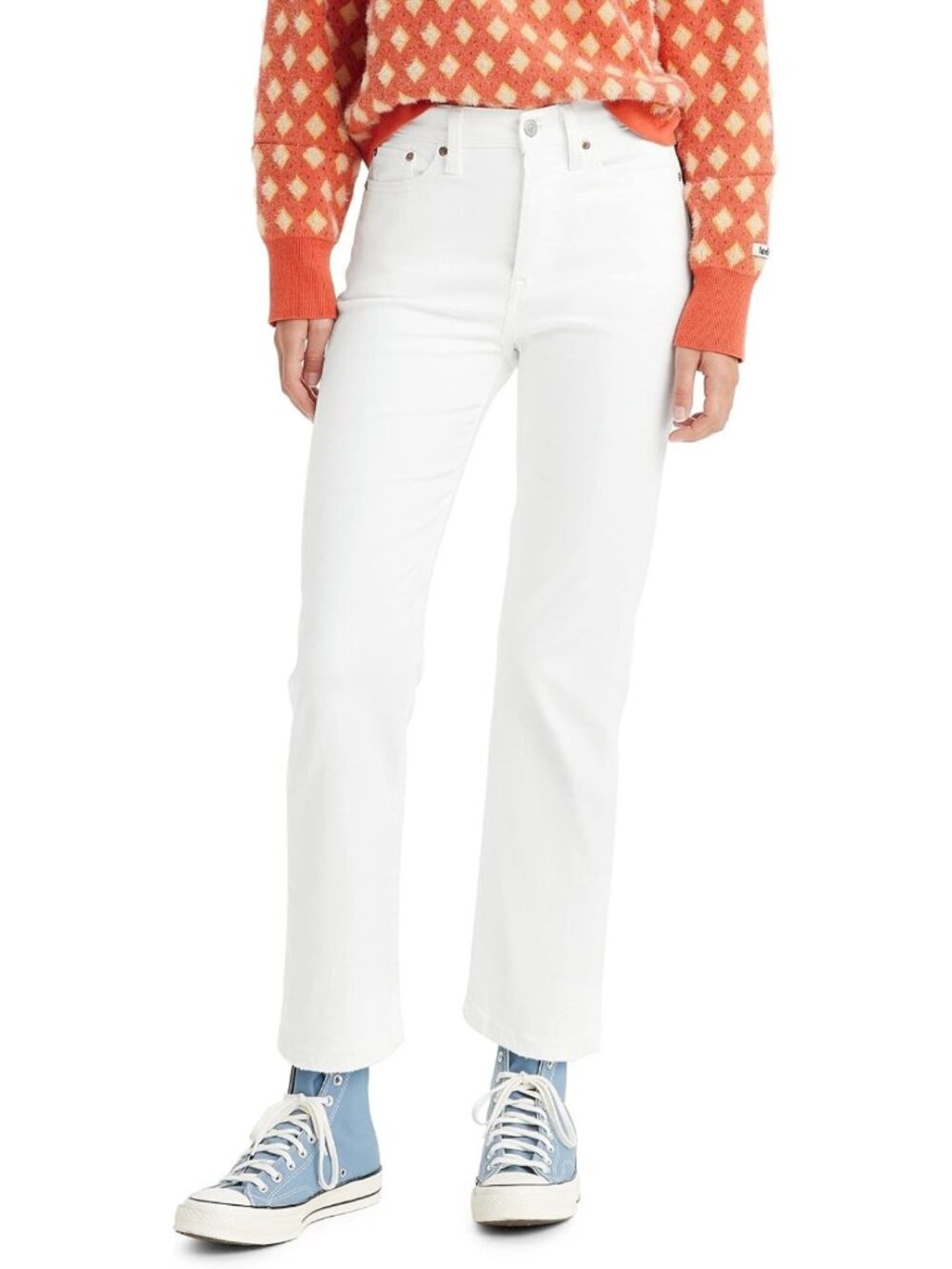 Stylish Women's High-Waisted Straight Leg Jeans - Perfect Fit & Trendy Look